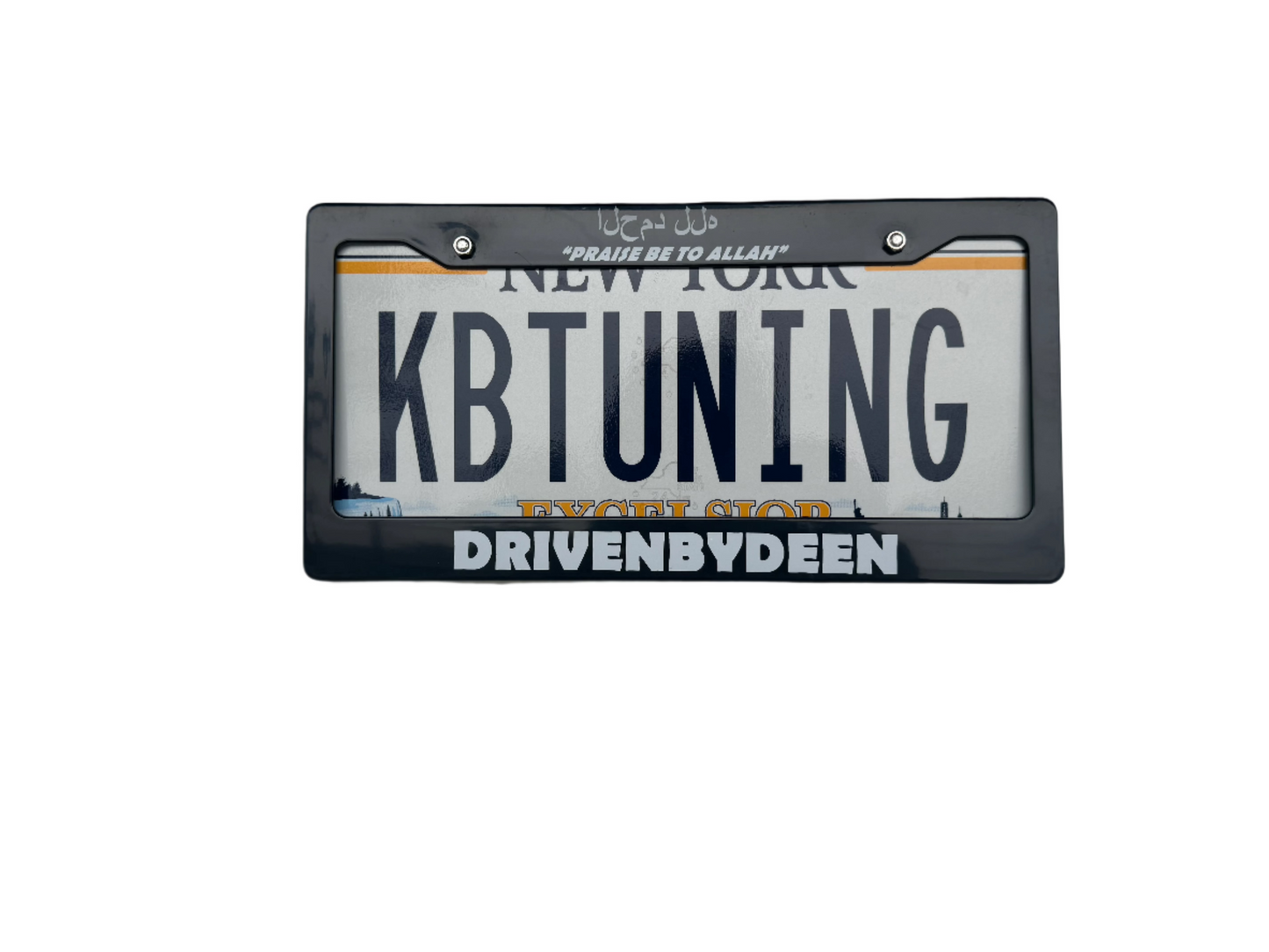 DrivenByDeen V1 License Plate Frame