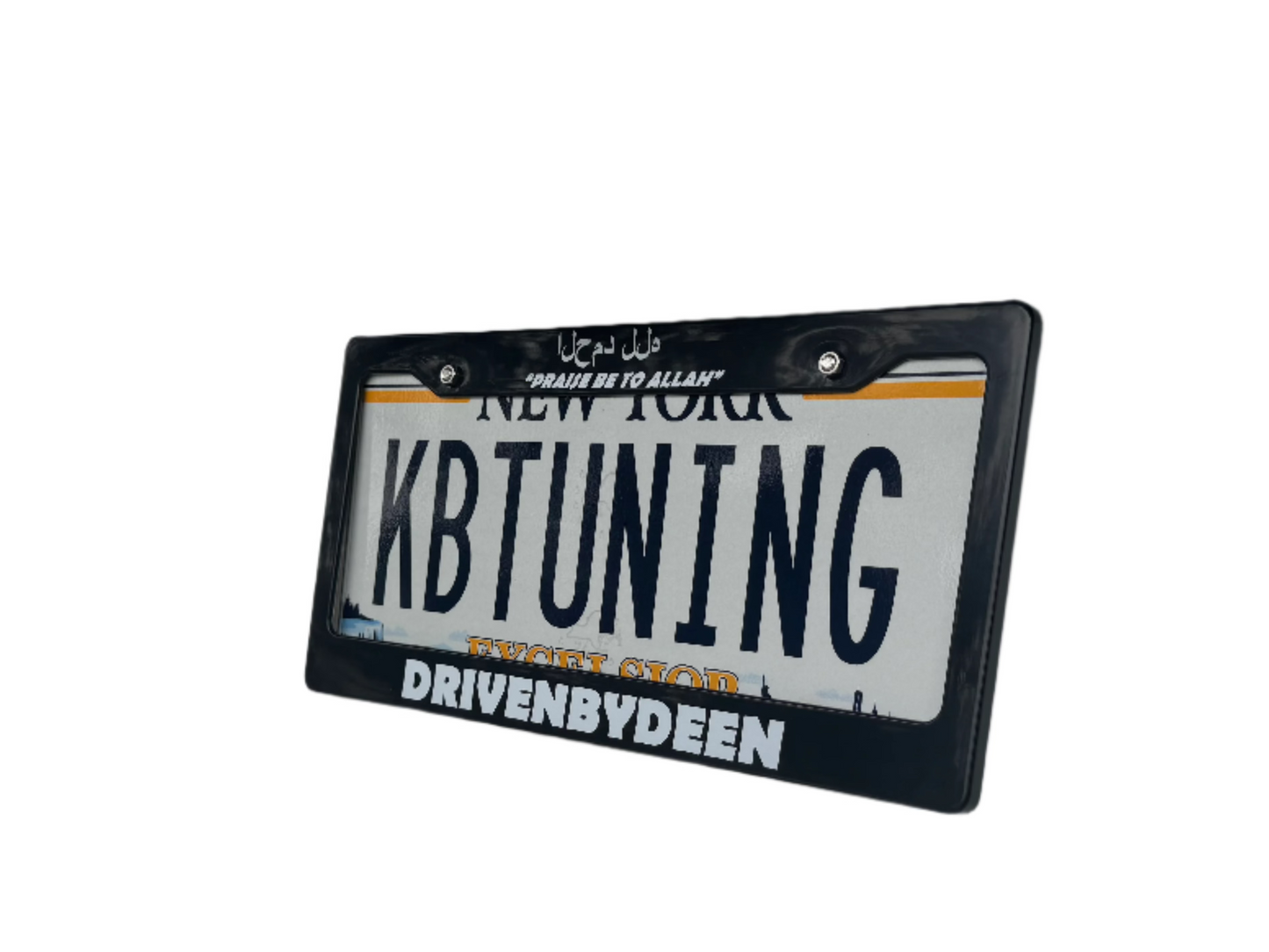 DrivenByDeen V1 License Plate Frame